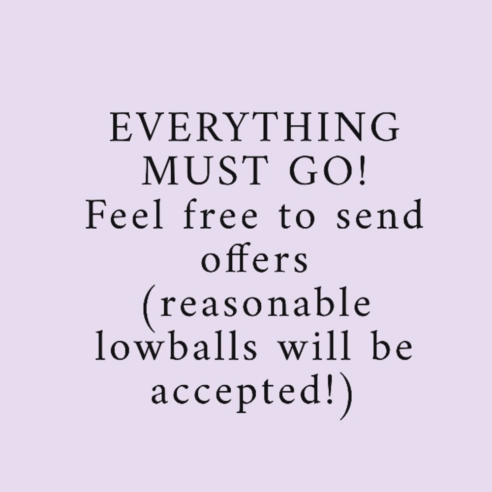 EVERYTHING MUST GO SALE